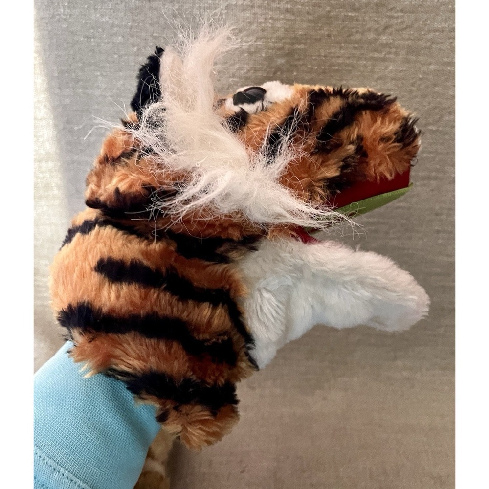 Vtg DS Max Plush Bigmouth Hand Animal Puppets Interactive Hook n' Loop Mouths - Picture 9 of 16